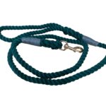Premium Organic Cotton Dog Lead – Dark Green