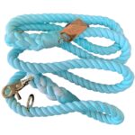Premium Organic Cotton Dog Lead – Aqua