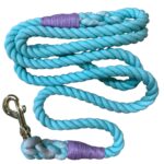 Premium Organic Cotton Dog Lead – Aqua