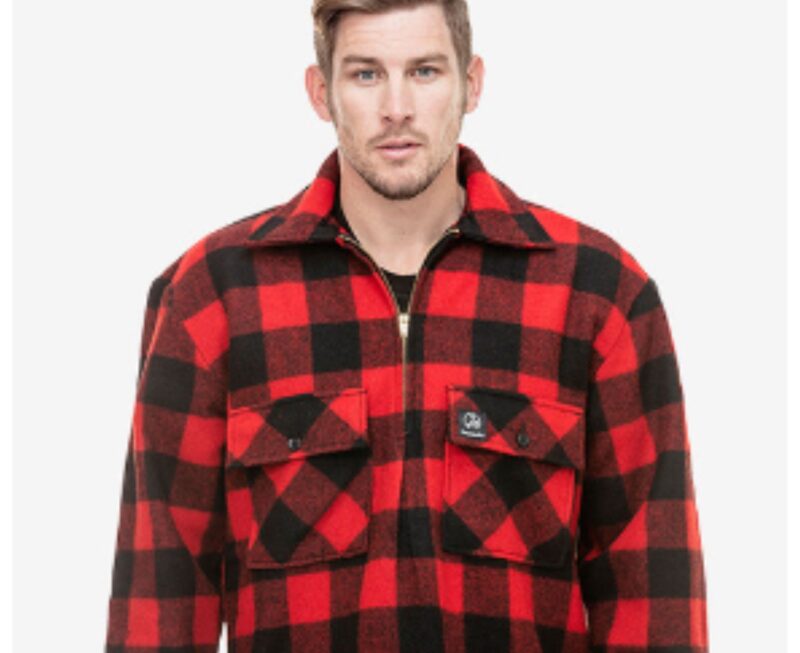 Swanndri Classic Dog Coat and BushShirt - Red and Black