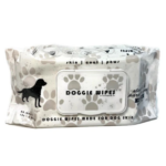 Premium Doggie Wipes - Natural Skin & Coat Dog Wipes (80 Wipes)