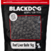 Blackdog Beef Liver Balls – 1kg Bulk Pack