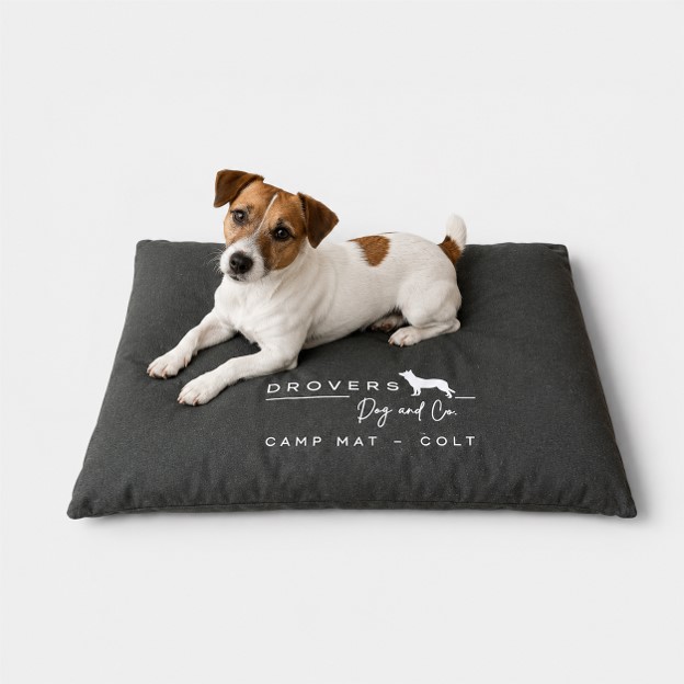 Drovers Dog & Co Camp Mat Heavy Duty Canvas Dog Mat