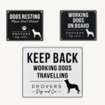 Working Dog Plates & Stickers