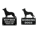 Two Kelpie Cage Plates Square